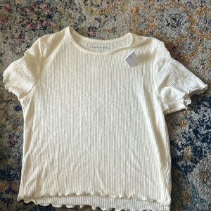 American eagle cream top